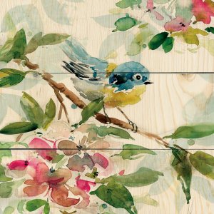 Birds and Blossoms I by Carol Robinson Oil Painting