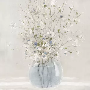 Blue Blooming Blossoms I by Carol Robinson Oil Painting