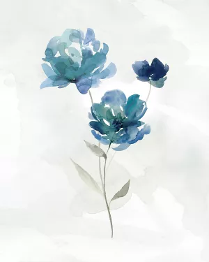 Blue Botanical I by Carol Robinson Oil Painting