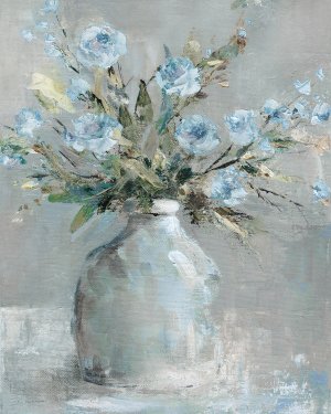 Blue Country Bouquet I by Carol Robinson Oil Painting