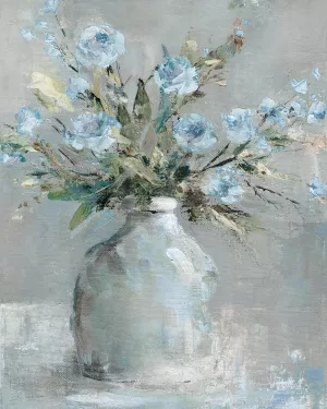 Blue Country Bouquet I by Carol Robinson Oil Painting