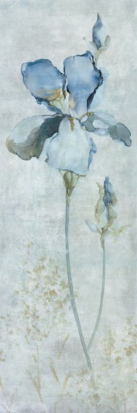 Blue Iris by Carol Robinson Oil Painting