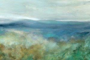 Blue Mountain Overlook by Carol Robinson Oil Painting