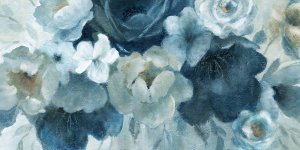 Blue on Blue by Carol Robinson Oil Painting
