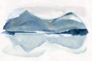 Blue Peaks by Carol Robinson Oil Painting
