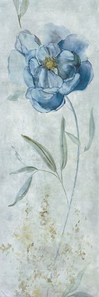 Blue Peony by Carol Robinson Oil Painting