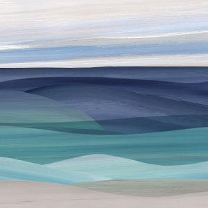Blue Valley II by Carol Robinson Oil Painting