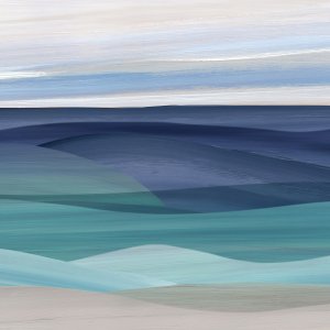 Blue Valley II by Carol Robinson Oil Painting