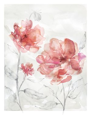 Blush Botanical I by Carol Robinson Oil Painting