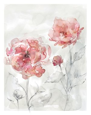 Blush Botanical II by Carol Robinson Oil Painting