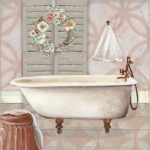 Blushing Bath II by Carol Robinson Oil Painting