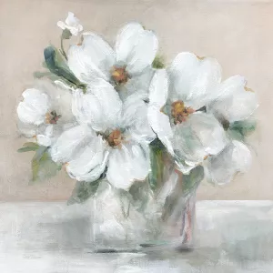 Blushing Blooms I by Carol Robinson Oil Painting
