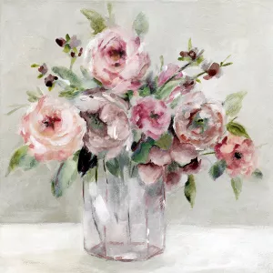Blushing Blossoms by Carol Robinson Oil Painting