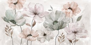 Blushing Garden Oil painting by Carol Robinson