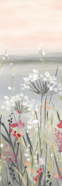 Blushing Wildflowers II by Carol Robinson Oil Painting