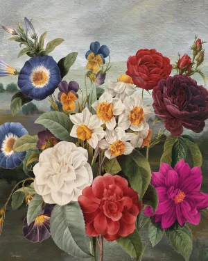 Botanical Landscape I by Carol Robinson Oil Painting