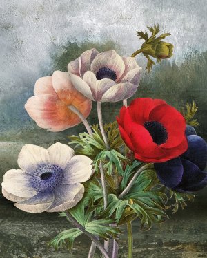 Botanical Landscape III by Carol Robinson Oil Painting