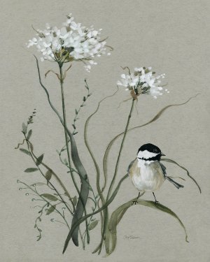 Bouquet of Grace Bird II by Carol Robinson Oil Painting