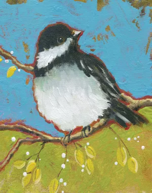 Bright Bird II by Carol Robinson Oil Painting