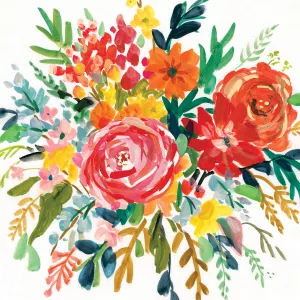 Bright Bouquet II by Carol Robinson Oil Painting