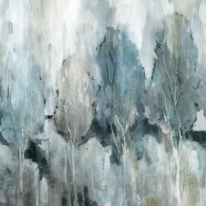 Bright Indigo Groves Revisited I Oil Painting by Carol Robinson - Contemporary
