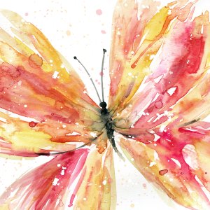 Butterfly Fling II by Carol Robinson Oil Painting