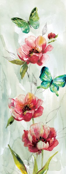 Butterfly Welcome II by Carol Robinson Oil Painting