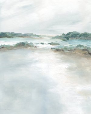 Calm Inlet Surf by Carol Robinson Oil Painting