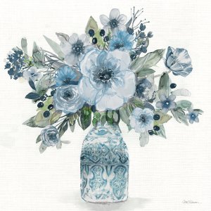 Cerulean Whispers I by Carol Robinson Oil Painting