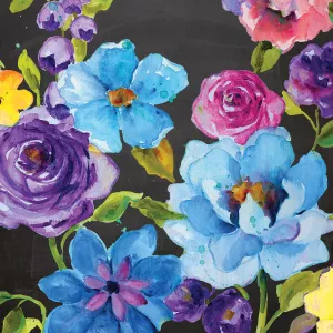 Chalk Flower Medley II by Carol Robinson Oil Painting
