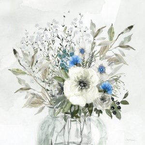 Charming Blues II by Carol Robinson Oil Painting
