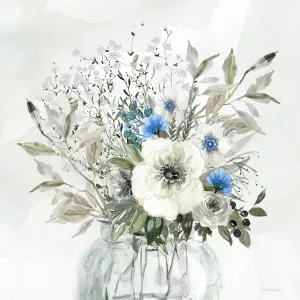 Charming Blues II by Carol Robinson Oil Painting