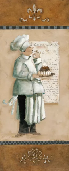 Chef Magnifique I by Carol Robinson Oil Painting