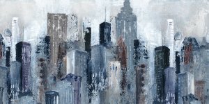 City Mood by Carol Robinson Oil Painting