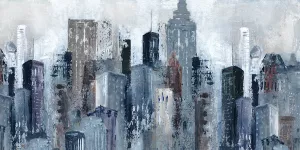 City Mood Oil Painting by Carol Robinson - Bestsellers