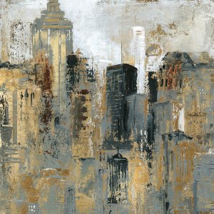 City Shine by Carol Robinson Oil Painting