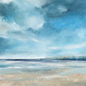 Clouds and Sunshine Oil painting by Carol Robinson