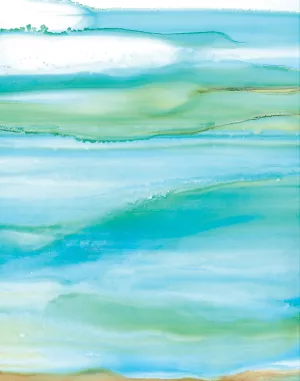 Coastal Abstract I Oil painting by Carol Robinson