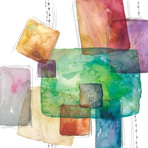 Color Blocks by Carol Robinson Oil Painting