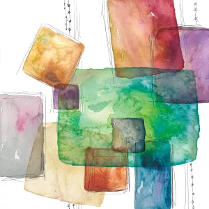 Color Blocks by Carol Robinson Oil Painting