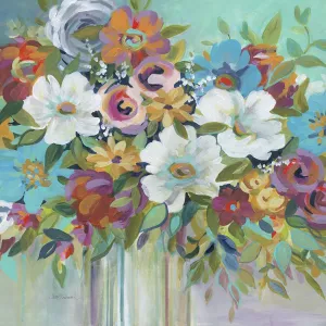 Confetti Bouquet I by Carol Robinson Oil Painting