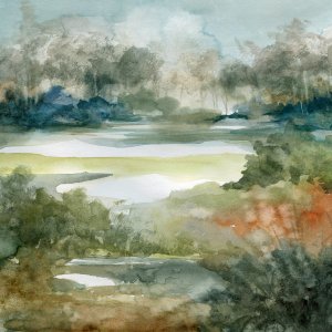 Converging Streams Oil painting by Carol Robinson