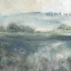 Cool Misty Morning by Carol Robinson Oil Painting