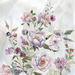 Cottage Floral Medley by Carol Robinson Oil Painting