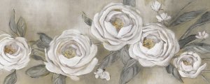 Cottage Roses by Carol Robinson Oil Painting