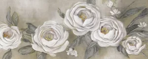 Cottage Roses by Carol Robinson Oil Painting