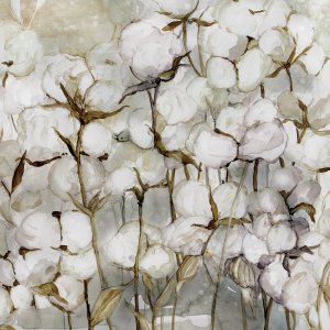 Cotton Field Oil painting by Carol Robinson