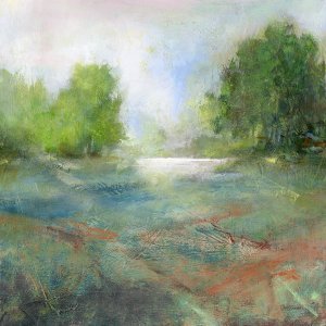 Country Low Light by Carol Robinson Oil Painting