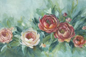 Crimson Blooms by Carol Robinson Oil Painting