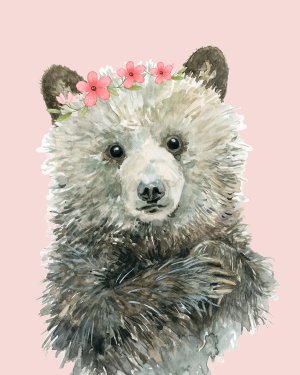 Cub Dressed Up by Carol Robinson Oil Painting